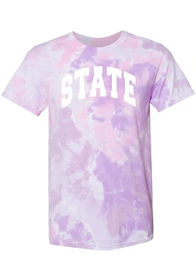 Summit Sportswear Michigan State Spartans Womens Natasha Tie Dye Short Sleeve T-Shirt