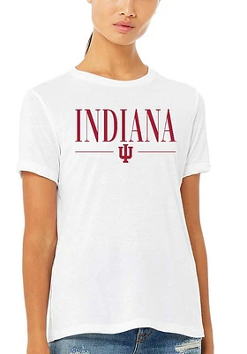 Summit Sportswear Indiana Hoosiers Womens Classic Short Sleeve T-Shirt
