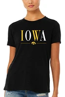 Summit Sportswear Iowa Hawkeyes Womens Classic Short Sleeve T-Shirt