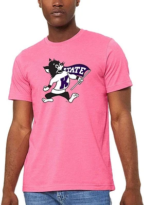 Summit Sportswear K-State Wildcats Womens Pink Classic Short Sleeve T-Shirt