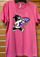 Summit Sportswear K-State Wildcats Womens Pink Classic Short Sleeve T-Shirt