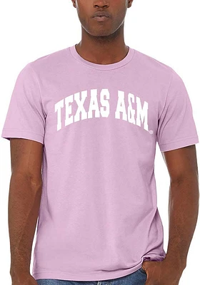 Summit Sportswear Texas A&M Aggies Womens Lavender Classic Short Sleeve T-Shirt