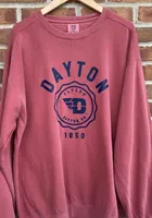 Dayton Flyers Womens Crimson Seal Crew Sweatshirt