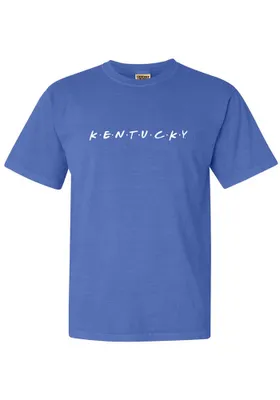 Kentucky Wildcats Womens Blue Wordmark Dots Short Sleeve T-Shirt