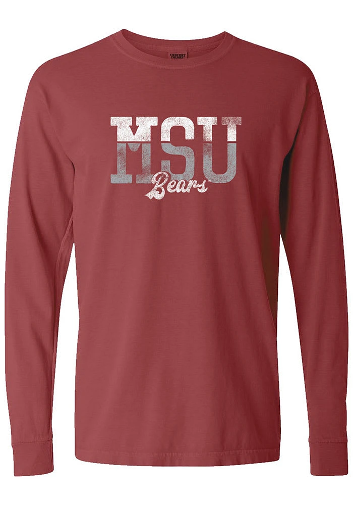 Summit Sportswear Missouri State Bears Womens Brown Two Tone LS Tee
