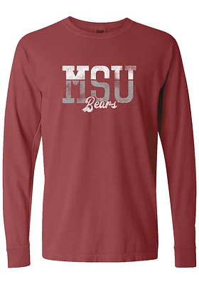 Summit Sportswear Missouri State Bears Womens Brown Two Tone LS Tee