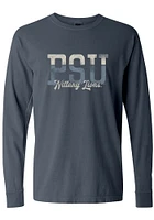 Summit Sportswear Penn State Nittany Lions Womens Blue Two Tone LS Tee