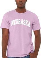 Summit Sportswear Nebraska Cornhuskers Womens Lavender Classic Short Sleeve T-Shirt