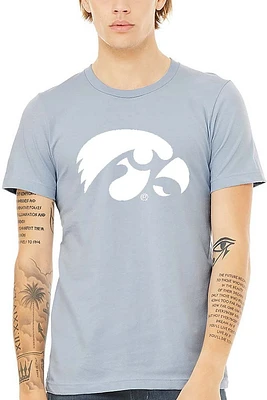 Summit Sportswear Iowa Hawkeyes Womens Light Blue Classic Short Sleeve T-Shirt