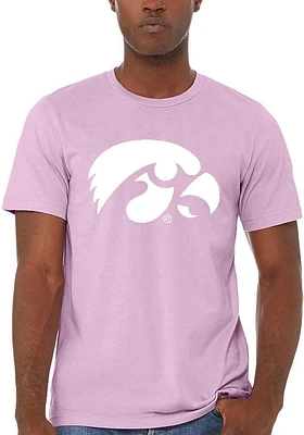 Summit Sportswear Iowa Hawkeyes Womens Lavender Classic Short Sleeve T-Shirt