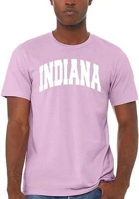 Summit Sportswear Indiana Hoosiers Womens Lavender Classic Short Sleeve T-Shirt