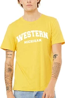 Summit Sportswear Western Michigan Broncos Womens Yellow Classic Short Sleeve T-Shirt