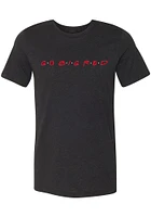 Summit Sportswear Nebraska Cornhuskers Womens Black Friends Short Sleeve T-Shirt