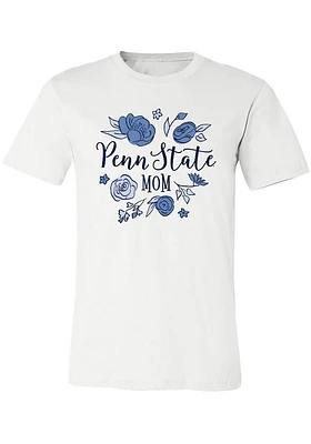 Summit Sportswear Penn State Nittany Lions Womens White Mom Short Sleeve T-Shirt