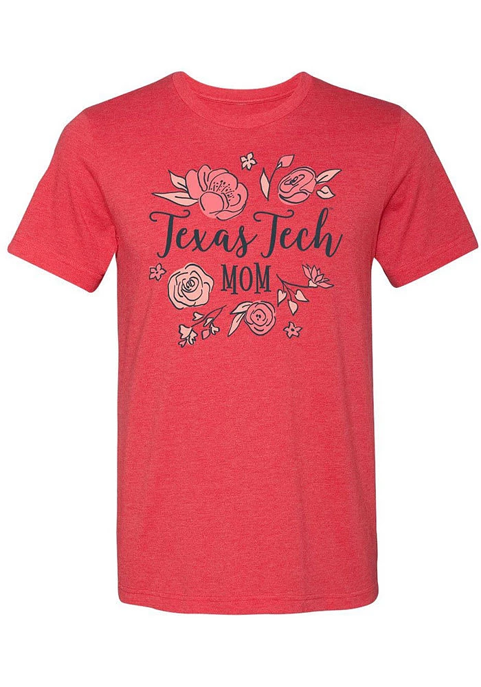 Summit Sportswear Texas Tech Red Raiders Womens Mom Short Sleeve T-Shirt