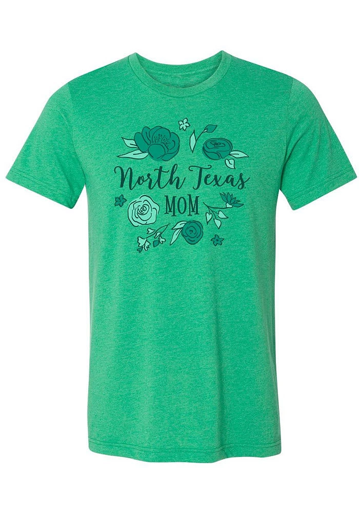 Summit Sportswear North Texas Mean Green Womens Kelly Mom Short Sleeve T-Shirt