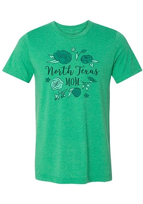 Summit Sportswear North Texas Mean Green Womens Kelly Mom Short Sleeve T-Shirt