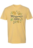 Summit Sportswear Missouri Tigers Womens Yellow Grandma Short Sleeve T-Shirt