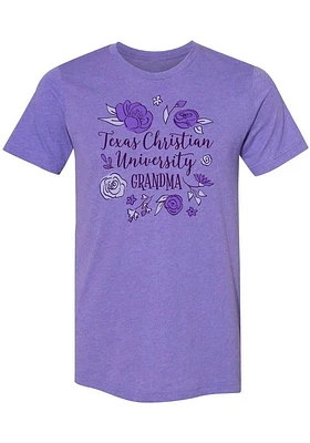 Summit Sportswear TCU Horned Frogs Womens Purple Grandma Short Sleeve T-Shirt