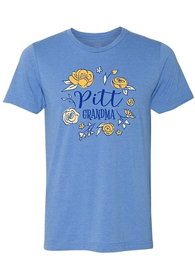 Summit Sportswear Pitt Panthers Womens Blue Grandma Graphic Short Sleeve T-Shirt
