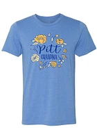 Summit Sportswear Pitt Panthers Womens Blue Grandma Graphic Short Sleeve T-Shirt
