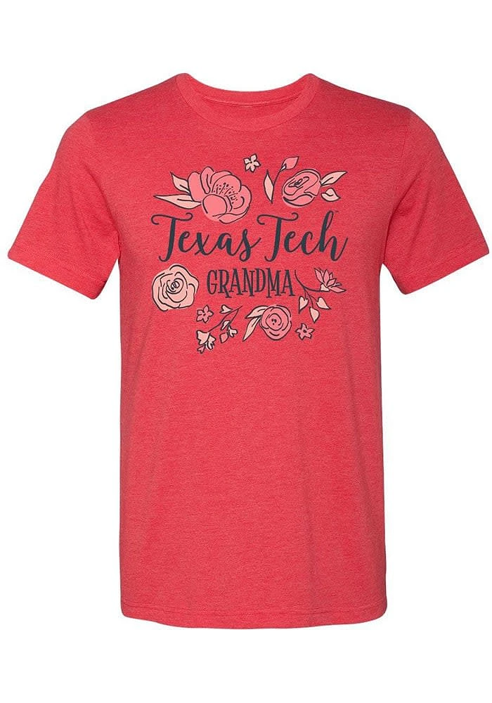 Summit Sportswear Texas Tech Red Raiders Womens Grandma Short Sleeve T-Shirt