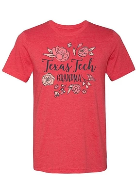 Summit Sportswear Texas Tech Red Raiders Womens Grandma Short Sleeve T-Shirt