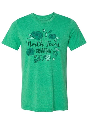 Summit Sportswear North Texas Mean Green Womens Kelly Grandma Short Sleeve T-Shirt