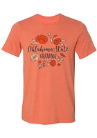 Summit Sportswear Oklahoma State Cowboys Womens Orange Grandma Short Sleeve T-Shirt