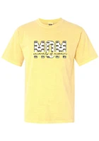 Summit Sportswear Missouri Tigers Womens Yellow Mom Style Short Sleeve T-Shirt