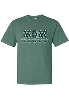 Summit Sportswear Michigan State Spartans Womens Green Mom Short Sleeve T-Shirt