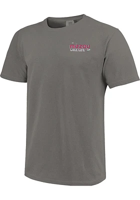Missouri Tigers Grey Comfort Colors Lake Vibes Short Sleeve T Shirt