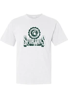 Summit Sportswear Michigan State Spartans Womens White Team Short Sleeve T-Shirt