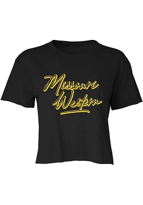 Summit Sportswear Missouri Western Griffons Womens Black Jade Short Sleeve T-Shirt