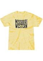 Summit Sportswear Missouri Western Griffons Womens Yellow Tie Dye Short Sleeve T-Shirt