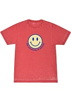Summit Sportswear Kansas Jayhawks Womens Red Peyton Short Sleeve T-Shirt