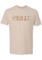 Summit Sportswear Stillwater Tan Pattern Infill Short Sleeve Fashion T Shirt