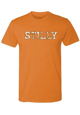 Summit Sportswear Stillwater Orange Pattern Infill Short Sleeve Fashion T Shirt