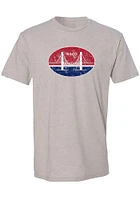 Summit Sportswear Waco Tan City Flag Short Sleeve Fashion T Shirt