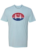 Summit Sportswear Waco Light Blue City Flag Short Sleeve Fashion T Shirt