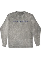 Summit Sportswear Creighton Bluejays Womens Grey Mineral LS Tee