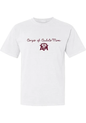 Summit Sportswear Texas A&M Aggies Womens White Corp of Cadet Mom Short Sleeve T-Shirt