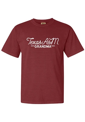 Summit Sportswear Texas A&M Aggies Womens Maroon Grandma Short Sleeve T-Shirt
