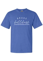 Summit Sportswear Drake Bulldogs Womens Blue Jackie Short Sleeve T-Shirt