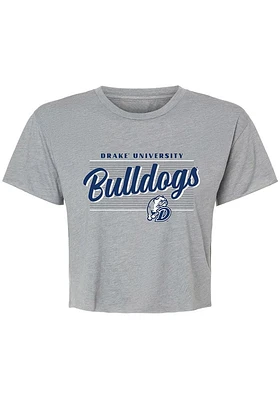 Summit Sportswear Drake Bulldogs Womens Grey Jade Short Sleeve T-Shirt