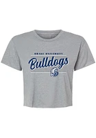 Summit Sportswear Drake Bulldogs Womens Grey Jade Short Sleeve T-Shirt