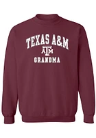 Summit Sportswear Texas A&M Aggies Womens Maroon Grandma Crew Sweatshirt