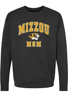 Summit Sportswear Missouri Tigers Womens Black Mom Crew Sweatshirt