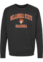 Summit Sportswear Oklahoma State Cowboys Womens Black Grandma Crew Sweatshirt