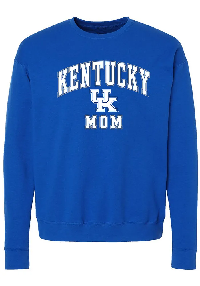 Kentucky Wildcats Womens Blue Mom Crew Sweatshirt